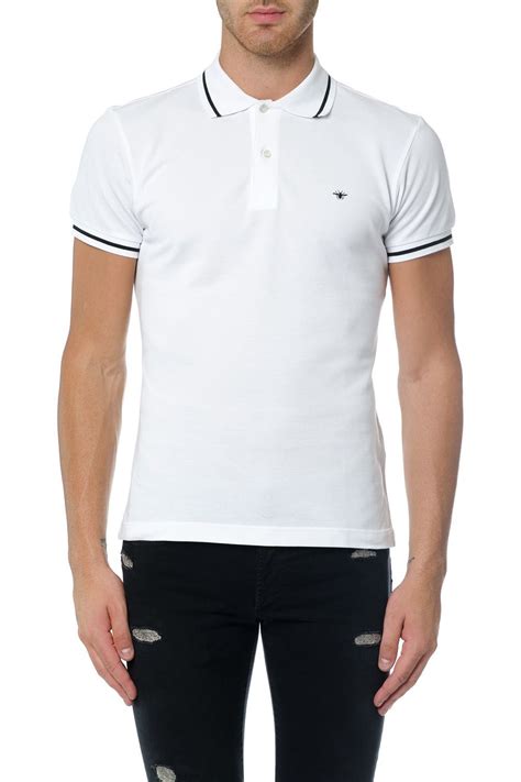 dior homme bee t shirt|Shirt with Black Bee Embroidery White Cotton Poplin .